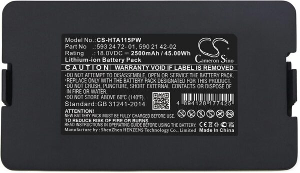 Battery Replacement for Husqvarna P/N: 5848528-04, 5848528-05, 589 58 62-01, 5895862-01, Automower 115H, Automower 305 2020, Automower 310 2020 - Image 5