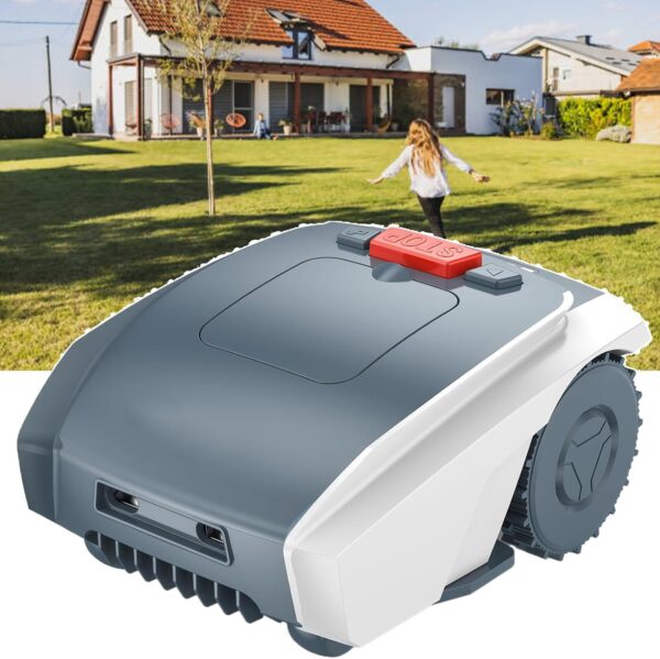 Robot Lawn Mower for Gardens up to 1500m², Automatic Intelligence Lawn Mower for Manicured Lawn, Path Planning, WiFi Smartphone APP Control, Safety Protection Device